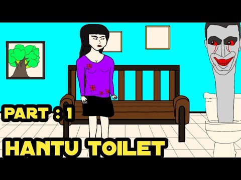 hantu toilet - animasi horor
