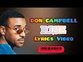 Don Campbell - Rise |Official Lyrics Video