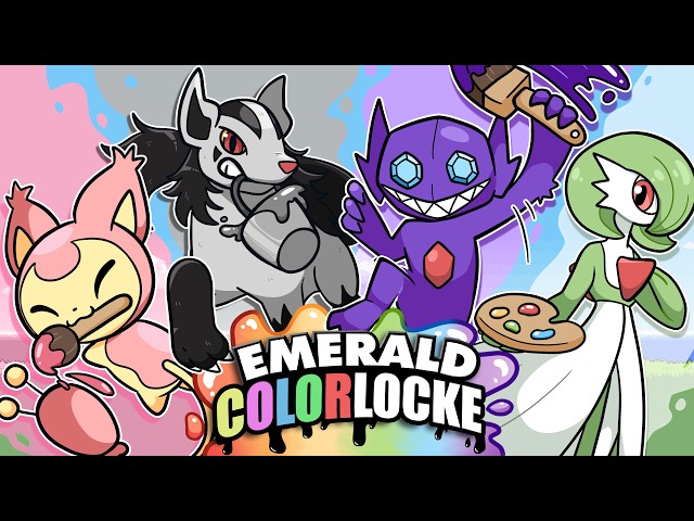 Pokemon Emerald Nuzlocke with ONLY One Color