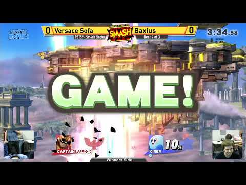 PSTS9 - Versace Sofa (Falcon) vs Baxius (Link/Kirby)  - Sm4sh Singles