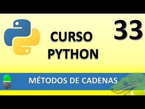 Curso de Python Métodos de cadenas Vídeo 33