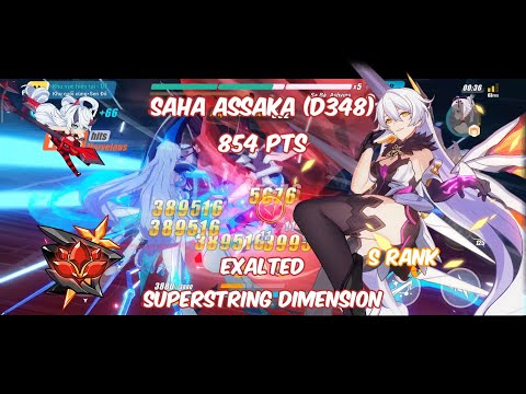 HI3 SEA - [Red Lotus Exalted] Saha Assaka (D348) 854 Pts - HOV(S1) HOS SA Embrace