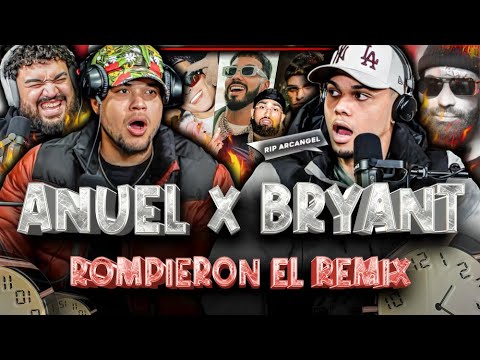 REACCIÓN a “NO TE QUIEREN CONMIGO REMIX” ANUEL AA LE TIRO a ARCANGEL!!! Lunay, Luar y Bryant🤯