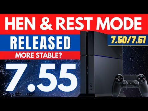 HEN RELEASED FOR 7.55 PS4 JAILBREAK | REST MODE FIXED | 7.50 / 7.51 | GOLDHEN by SiSTRO | STABILITY