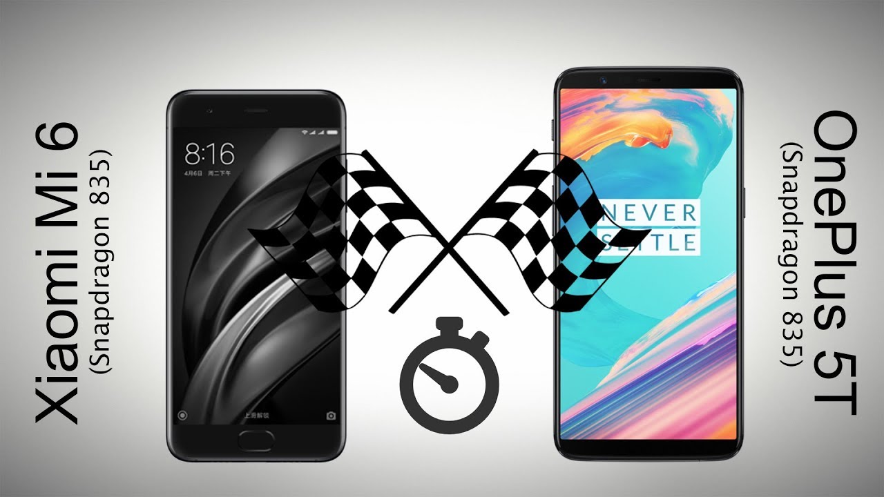 Xiaomi Mi 6 vs Oneplus 5T Speed Test! New King? [Eng Subs]