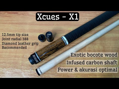 BILLIARD STICK RECOMMENDATION! XCUES X-1! BOCOTE WOOD! CARBON WOOD SHAFT! SPECIAL!