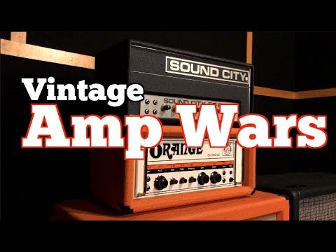 AMP WARS EP 1 ORANGE OVERDRIVE OR80 VS SOUND CITY 50