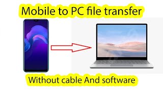 How to send files via wifi direct from phone to pc