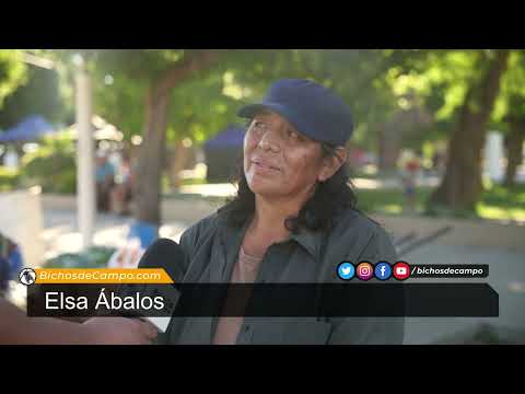 Elsa Ábalos, pequeña productora de verduras de Luis Beltrán, en Río Negro