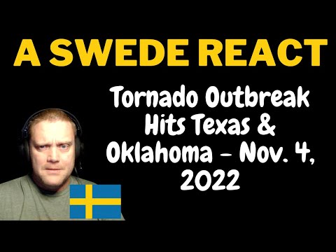 A Swede reacts to: Tornado in Texas & Oklahoma 2022, Okt 4