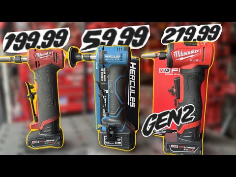Hercules vs Milwaukee Gen 2 RIGHT ANGLE DIE GRINDER 3485-20 SURPRISING RESULTS!