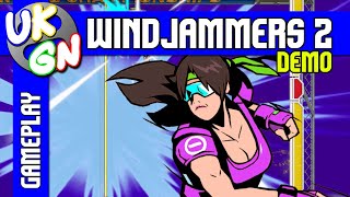 Windjammers 2 [PC] Steam demo gameplay