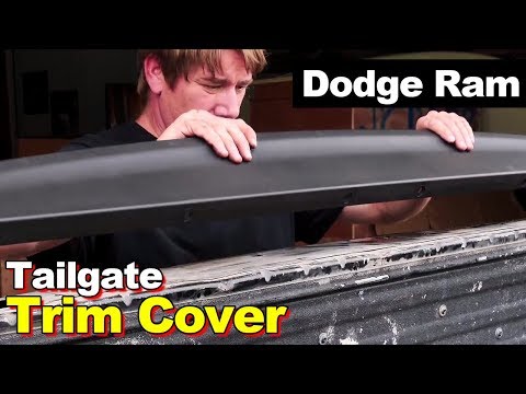 2009-2016 Dodge Ram Pickup Tailgate Molding Cover