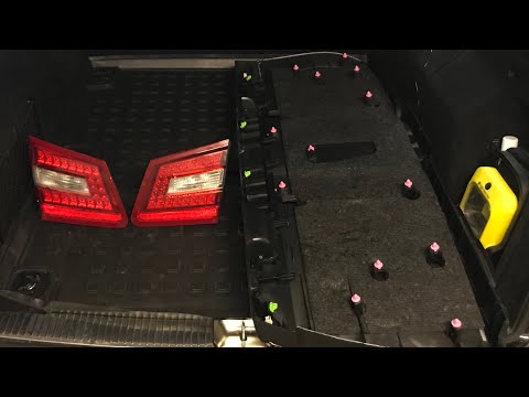 Mercedes W212 | Remove Trunk Light & Lid Liner