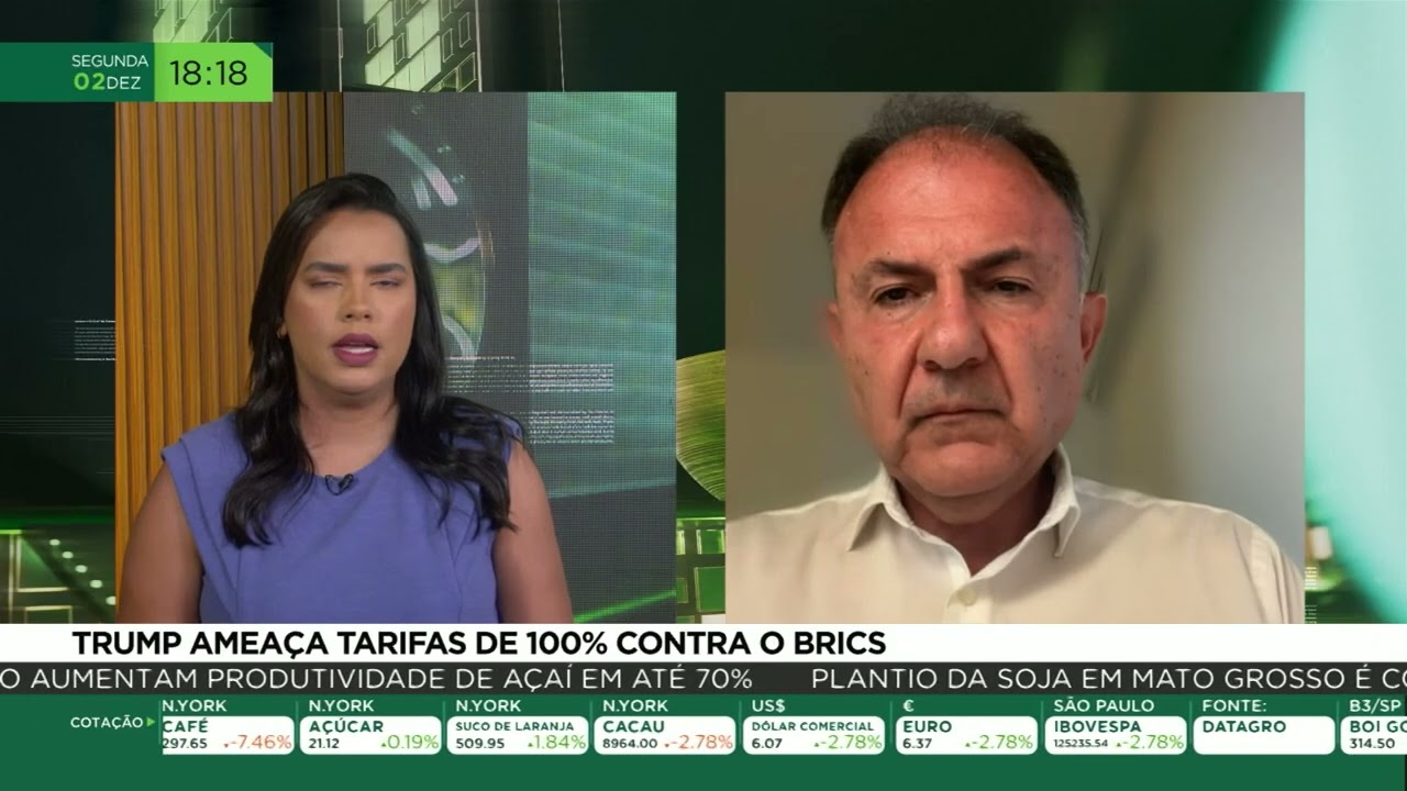 Trump ameaça tarifas de 100% contra o BRICS