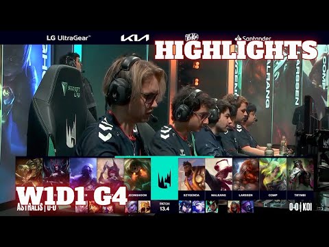 AST vs KOI - Highlights | Week 1 Day 1 LEC Spring 2023 | Astralis vs KOI