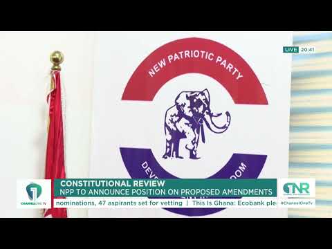 NPP Position On 1992 Constitution Amendments Ready — Party
