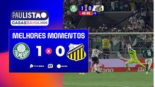 PALMEIRAS 1 X 0 NOVORIZONTINO | MELHORES MOMENTOS DA PARTIDA DE IDA DA FINAL DO PAULISTÃO