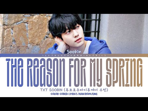 TXT Soobin [투바투 수빈] &ldquo;나의 봄의 이유 (The Reason For My Spring)&rdquo; Lyrics [Color Coded Han_Rom_Eng] [Cover]