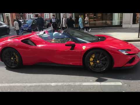 Ferrari SF90 Stradale Spider Acceleration Sound On The Street 2022 | Supercars Accelerating | SIL