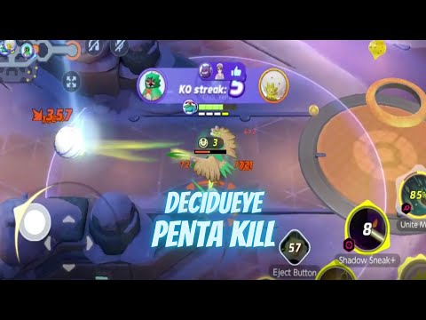 Easiest Penta Kill For Decidueye | Pokemon Unite