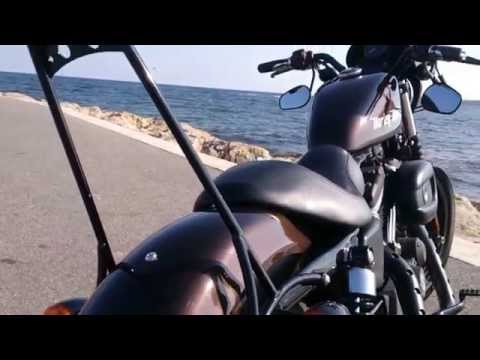 Harley Sportster Iron with sissi bar Burly