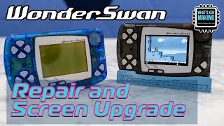 WonderSwan Repair and Screen Upgrade - No Sound, Bad LCD