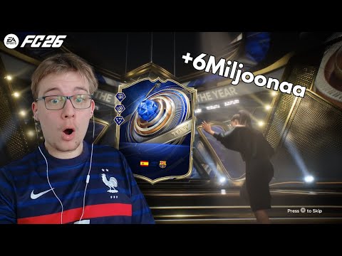 SAIN +6 MILJOONAN TOTYN PAKETISTA JA.... | EAFC 26 SUOMI