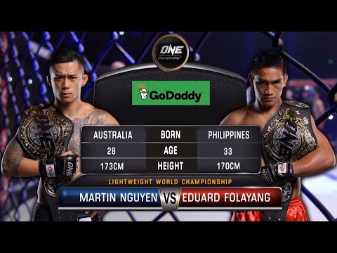 Eduard Folayang vs Martin Nguyen full fight
