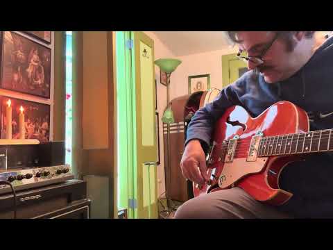 Epiphone Sorrento Reissue 1993 - 1997 - PEERLESS Korea made Sunrise Orange Bild 17