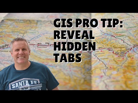 GIS Pro Tip: Reveal Hidden Tabs