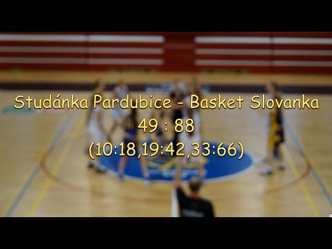 2016 1012 Basket U15 Liga U15 Studánka Pardubice - Basket Slovanka