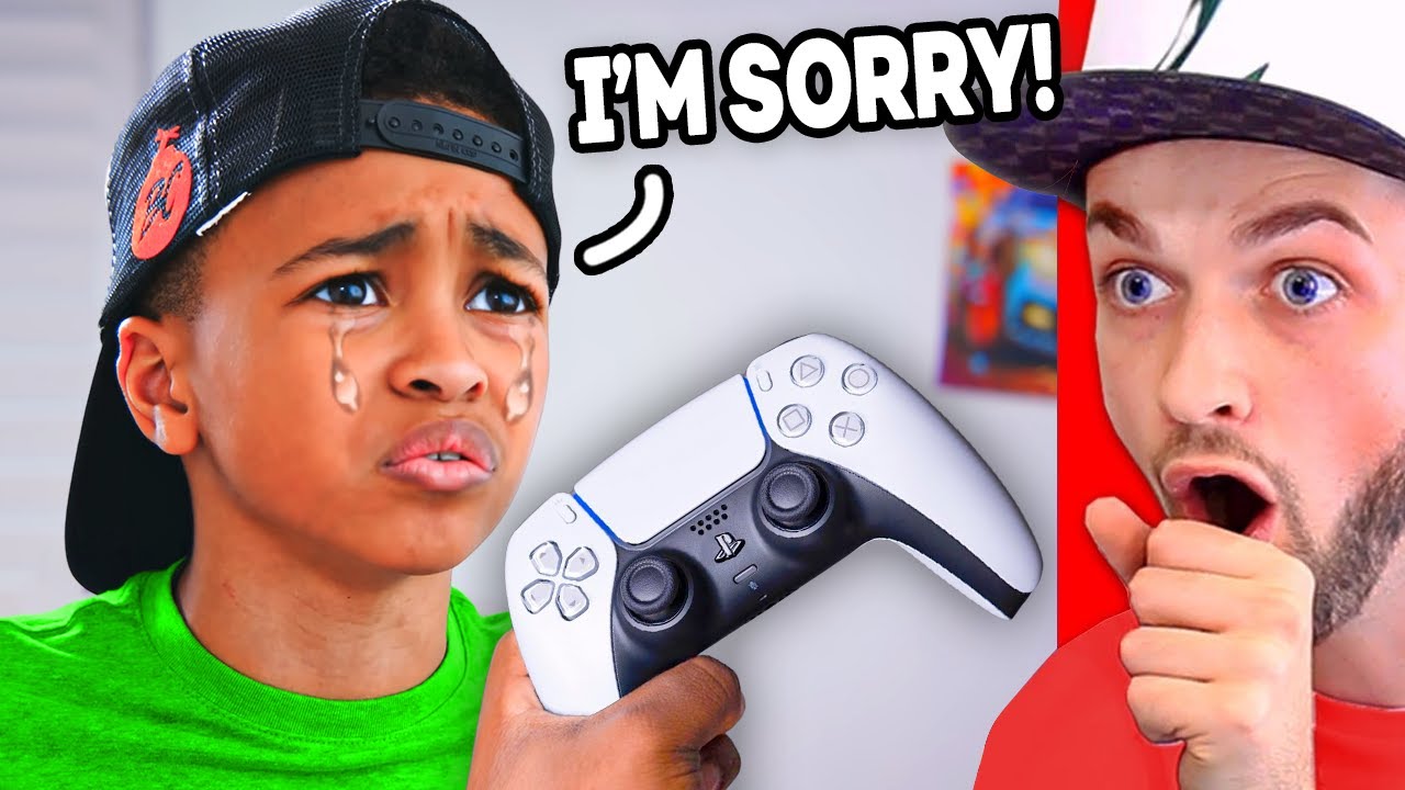 Kid LIES to Dad to get PS5! (SHOCKING)