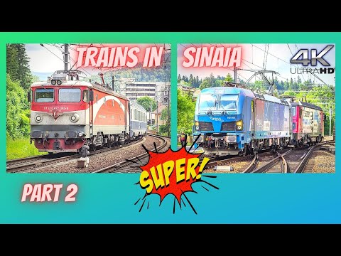 Trafic Feroviar / Railway Traffic in Sinaia | Part 2 | Valea PRahovei