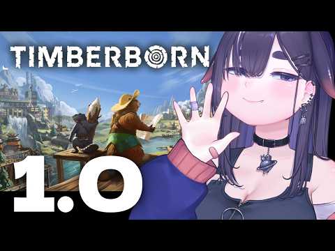 【 正式リリース 】働くビーバーの街づくりシミュレーション🦫🪵【  Timberborn 1.0 / 睡眠導入 / 朝活 / ちむぎ / Vtuber 】