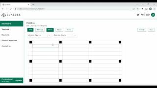 edit answersheet