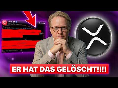 UNBELIEVABLE: DELETED RIPPLE INSIDER TWEET RESTORED! HE LEAKED IT