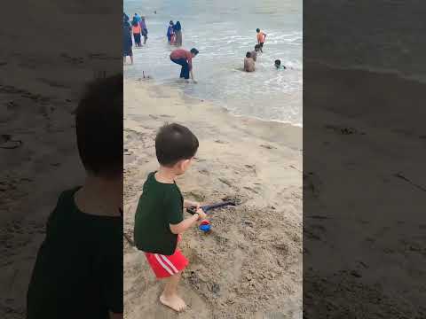 Play time 😍#beach #play #funny #cute#viralshort