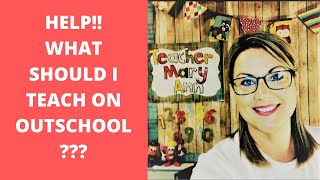 HELP! WHAT SHOULD I TEACH ON OUTSCHOOL? Three questions to help you find your OUTSCHOOL passion!!