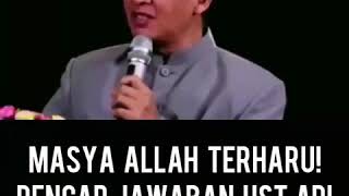 Download lagu Terharu' Jawaban Ustadz Adi Hidayat ketika di tanya oleh Aa Gym mp3