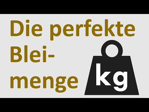 The perfect amount of lead