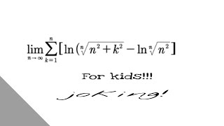 Let's solve this limit