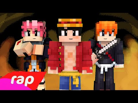 Rap do Luffy, Natsu e Ichigo - É ISSO QUE ME FAZ UM HERÓI( Versão Minecraft) | NERD HITS