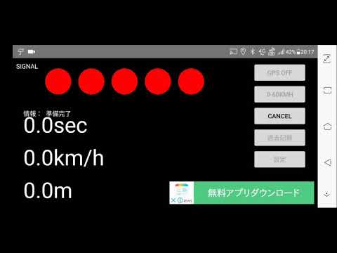 0-100 km/h(0-60mph) Measuring