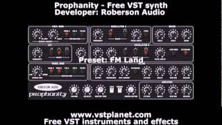 Video thumbnail for Prophanity - Free VST synth - vstplanet.com by Plugins Collection