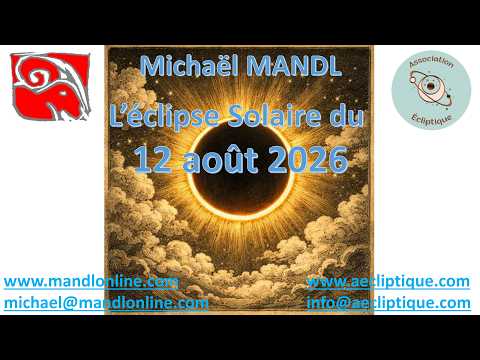 L&rsquo;éclipse solaire du 12 août 2026