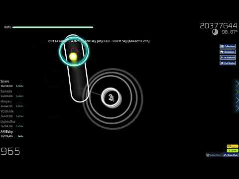 Ceui - Finest Sky [Kowari's Extra] 98.91% fc, S rank
