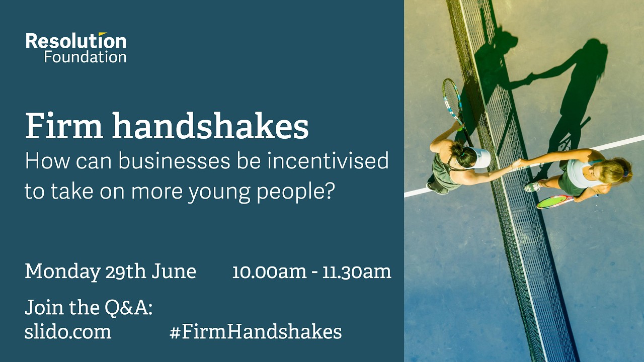 Firm handshakes: How can businesses be incentivised to take on more young people?