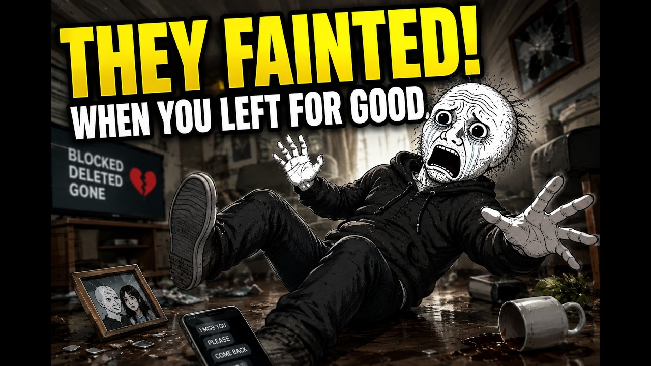 The narcissist fainted on the spot when they found out you were leaving for good. |NPD| Narc