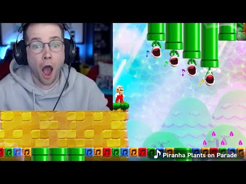 DanTDM Reacts To Piranha Plants On Parade (Super Mario Wonder)